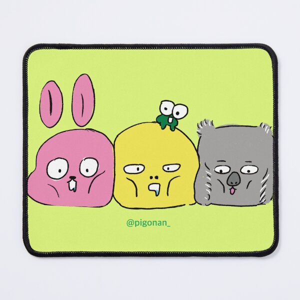 Item preview, Both rabbits and turtle koalas are tired friends. designed and sold by pigonan1.