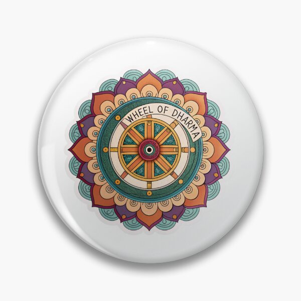 Item preview, Wheel of Dharma , Dharmachakra symbol . designed and sold by Lucky 777.