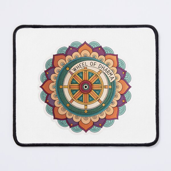 Item preview, Wheel of Dharma , Dharmachakra symbol . designed and sold by Lucky 777.