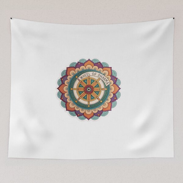 Item preview, Wheel of Dharma , Dharmachakra symbol . designed and sold by Lucky 777.