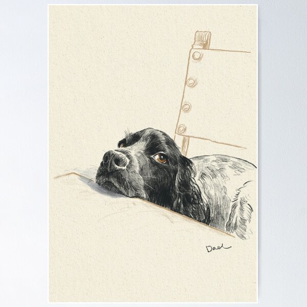 Item preview, Well, maybe a little piece of your chicken will fall to me? designed and sold by Victoria Dael.