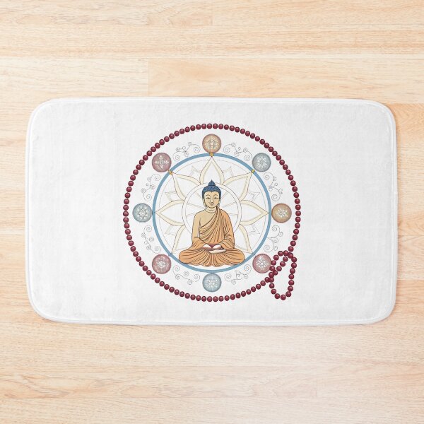 Item preview, Mandala with Buddha  designed and sold by Lucky 777.