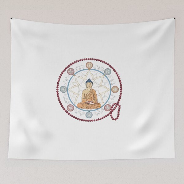 Item preview, Mandala with Buddha  designed and sold by Lucky 777.