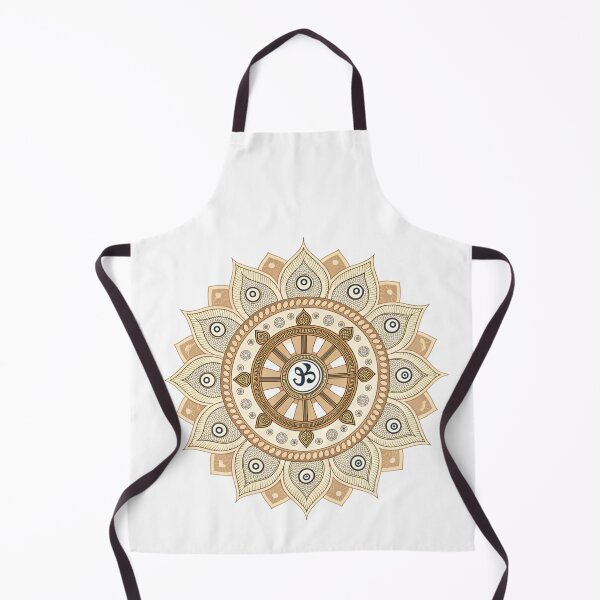 Item preview, Mandala with a Dharma Wheel designed and sold by Lucky 777.