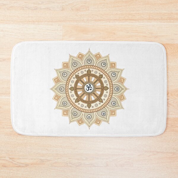 Item preview, Mandala with a Dharma Wheel designed and sold by Lucky 777.