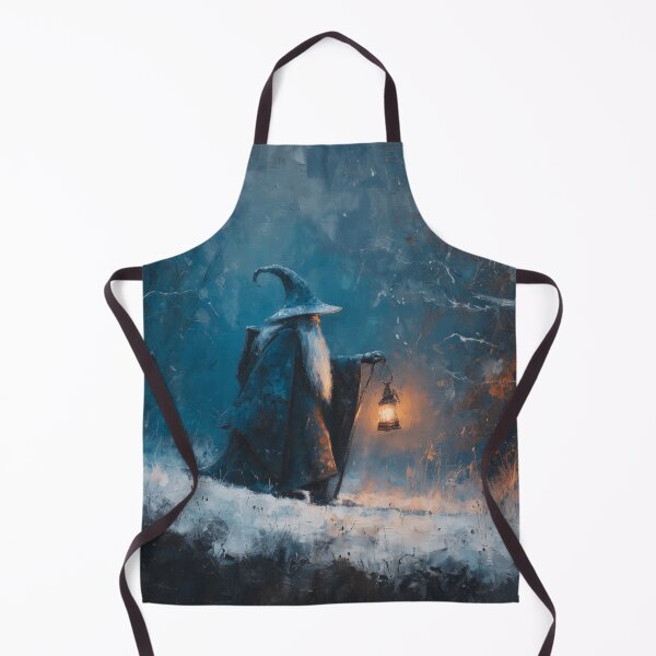 Item preview, Wandering Wizard with Lantern in Snow designed and sold by Rtymer.