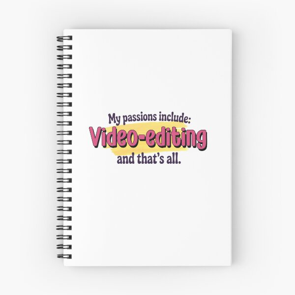 Item preview, Video-editing is my passion - Funny Video-editing Lover designed and sold by Watsonarts.
