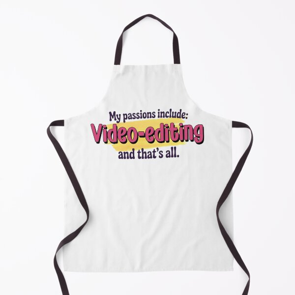 Item preview, Video-editing is my passion - Funny Video-editing Lover designed and sold by Watsonarts.