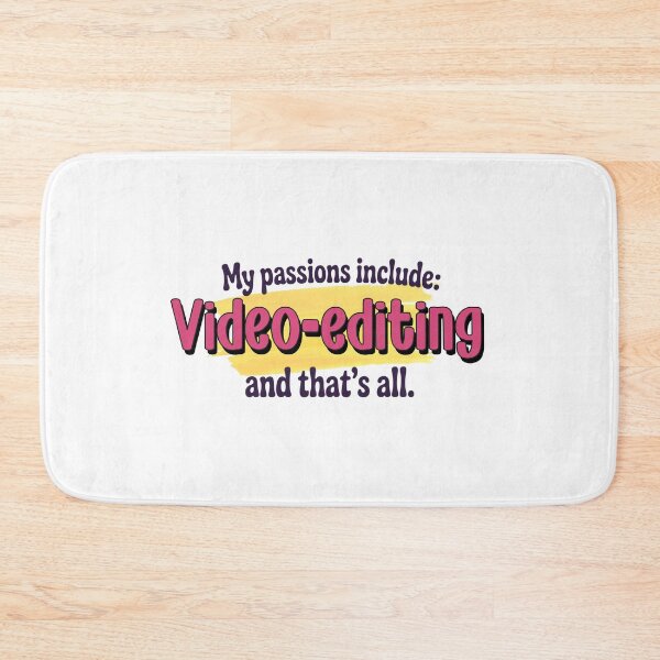 Item preview, Video-editing is my passion - Funny Video-editing Lover designed and sold by Watsonarts.