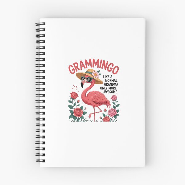Item preview, Whimsical Flamingo Grandma T-Shirt – Retro Tropical Bird with Flowers and Hat – Cute Vintage Graphic Shirt Gift for Women designed and sold by KAYDEE01212 ✨.