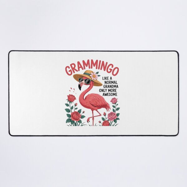 Item preview, Whimsical Flamingo Grandma T-Shirt – Retro Tropical Bird with Flowers and Hat – Cute Vintage Graphic Shirt Gift for Women designed and sold by KAYDEE01212 ✨.