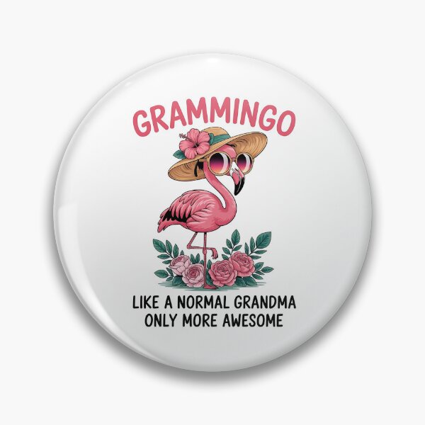 Item preview, Cute Flamingo Grandma Shirt – Retro Floral Bird in Sunhat – Whimsical Vintage Style Gift for Grandmother designed and sold by KAYDEE01212 ✨.