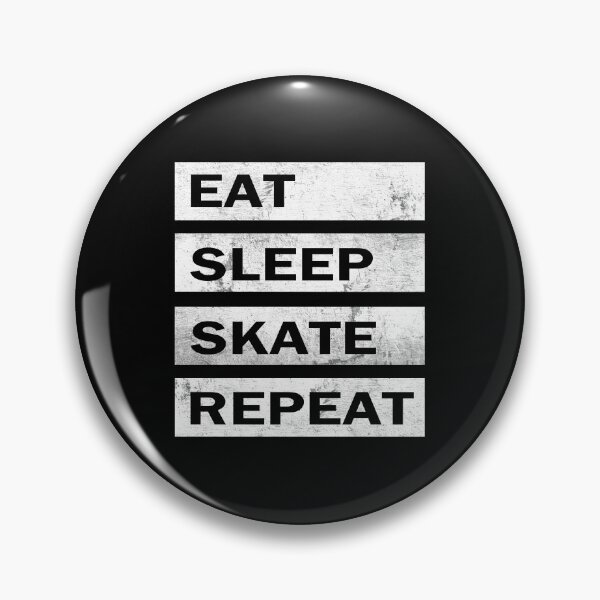 Item preview, Eat Sleep Skate Repeat Distressed Essential T-Shirt designed and sold by IcyCool.