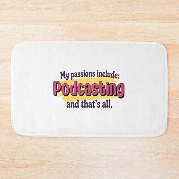 Item preview, Podcasting is my passion - Funny Podcasting Lover designed and sold by Watsonarts.
