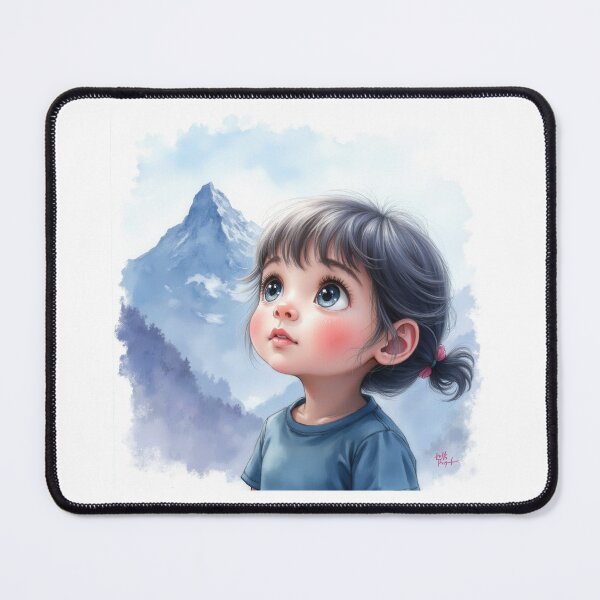 Item preview, cute girl wall art designed and sold by a2zbuyshop.