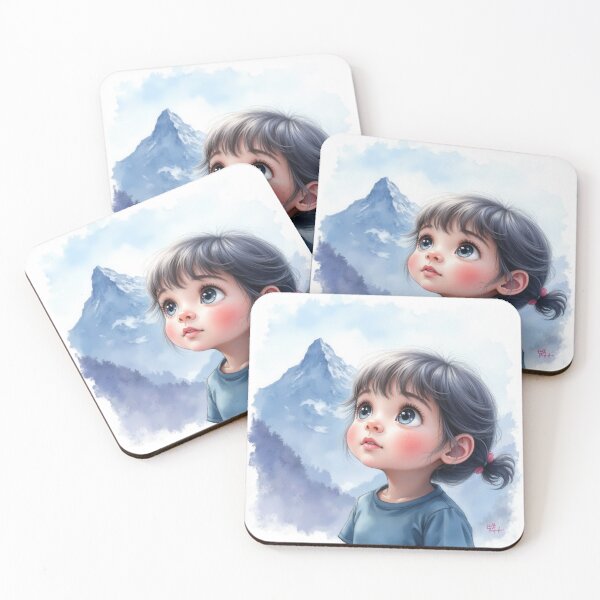 Item preview, cute girl wall art designed and sold by a2zbuyshop.