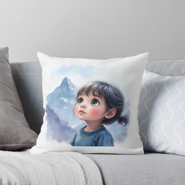 Item preview, cute girl wall art designed and sold by a2zbuyshop.