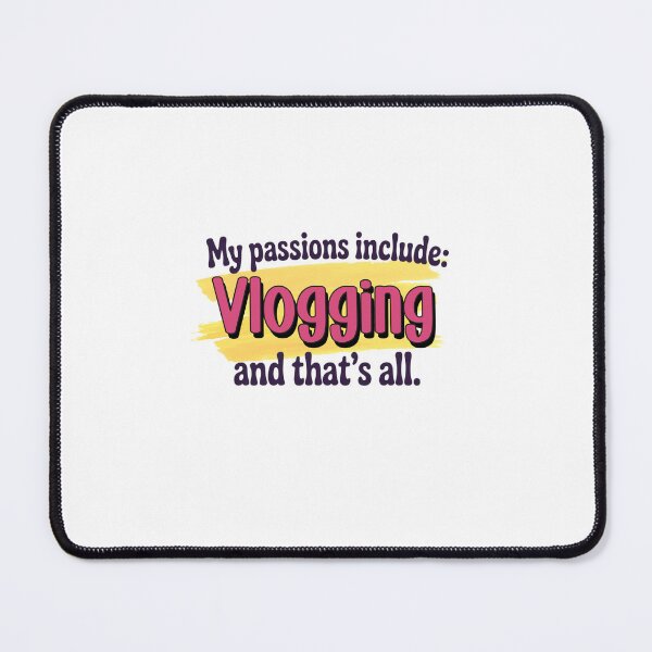 Item preview, Vlogging is my passion - Funny Vlogging Lover designed and sold by Watsonarts.