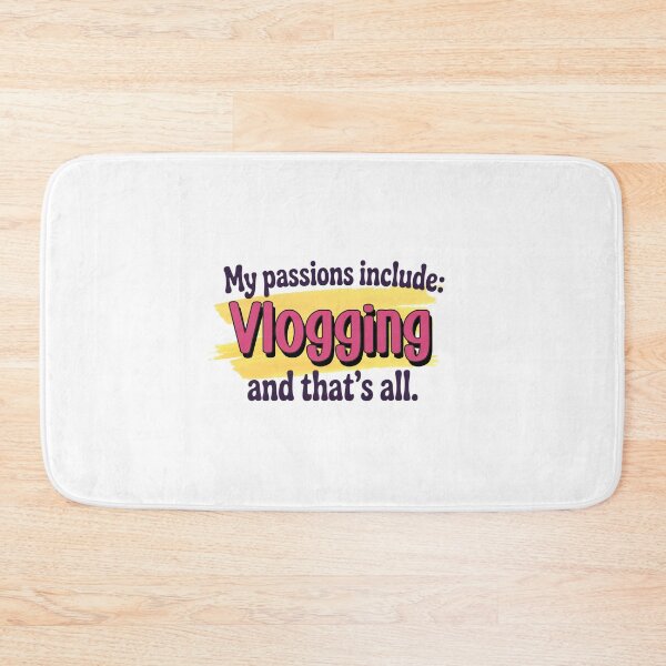 Item preview, Vlogging is my passion - Funny Vlogging Lover designed and sold by Watsonarts.