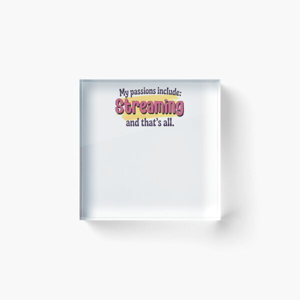 Item preview, Streaming is my passion - Funny Streaming Lover designed and sold by Watsonarts.