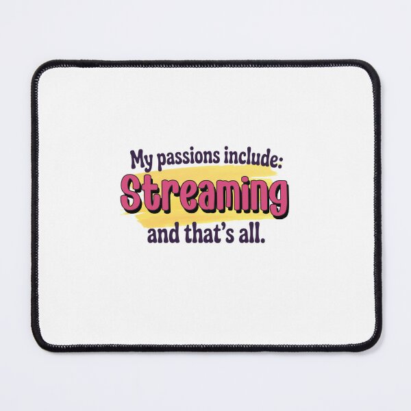 Item preview, Streaming is my passion - Funny Streaming Lover designed and sold by Watsonarts.