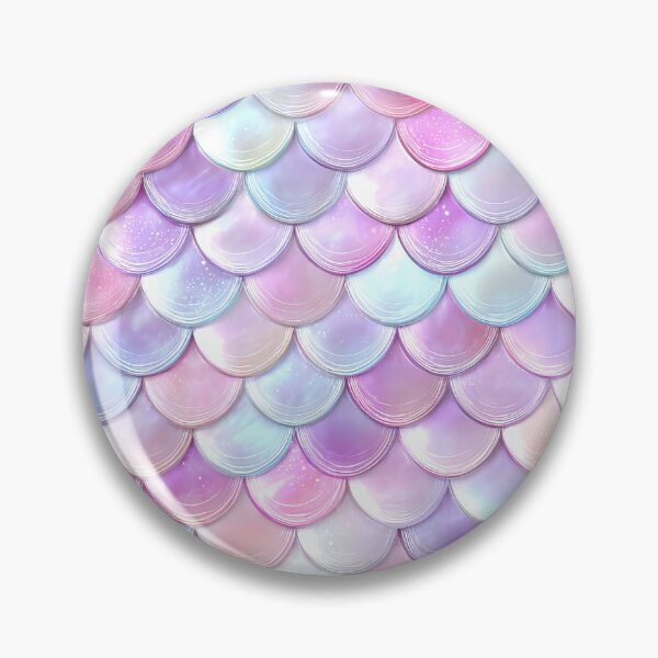 Item preview, Pretty Pink Mermaid Scales designed and sold by WatercolorLane.