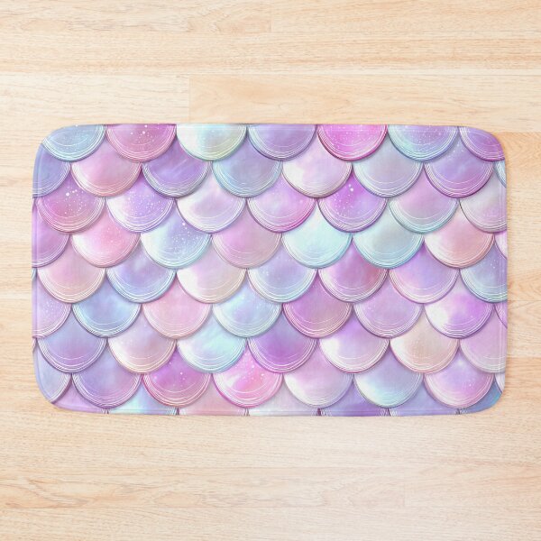 Item preview, Pretty Pink Mermaid Scales designed and sold by WatercolorLane.