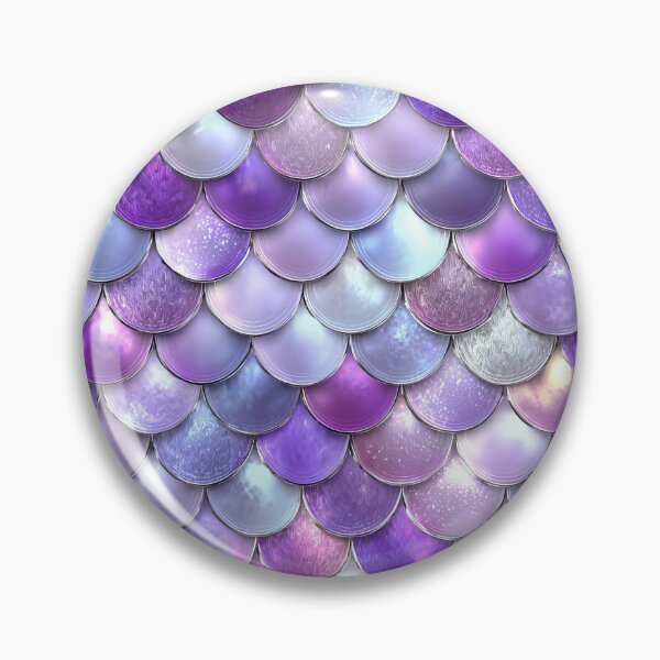 Item preview, Glam Purple Mermaid Scales designed and sold by WatercolorLane.