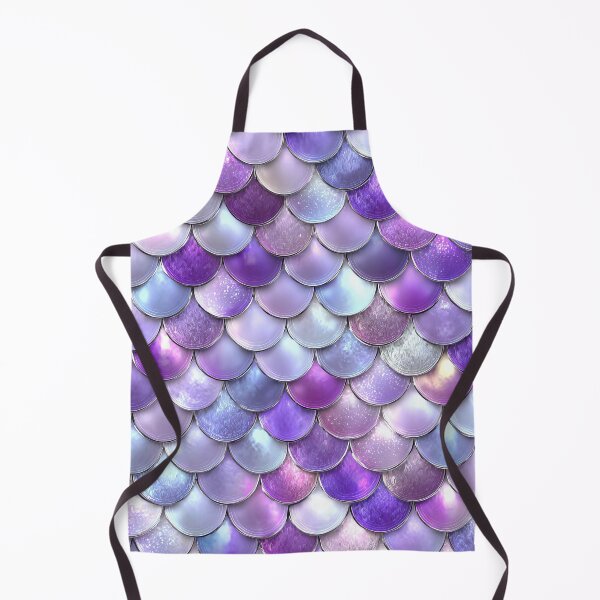 Item preview, Glam Purple Mermaid Scales designed and sold by WatercolorLane.