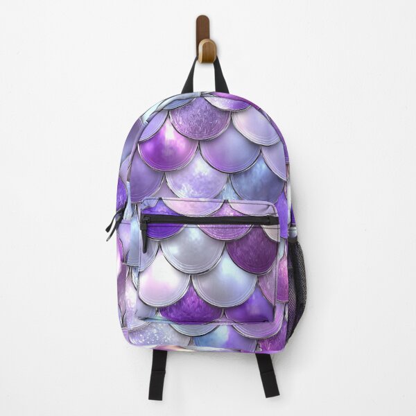 Item preview, Glam Purple Mermaid Scales designed and sold by WatercolorLane.