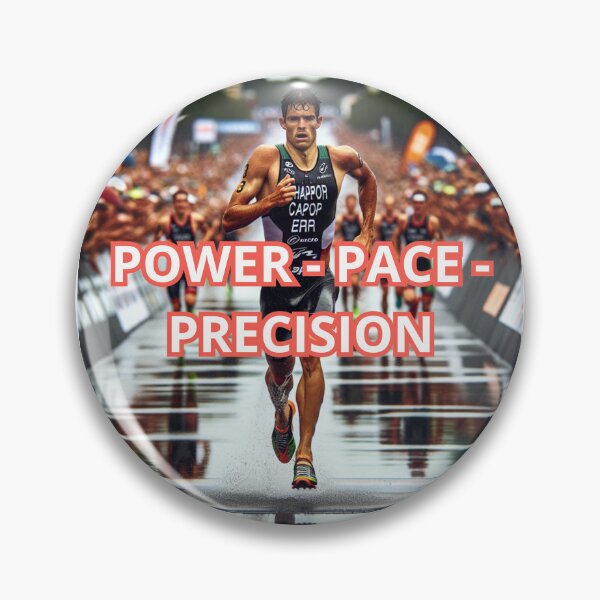 Item preview, “Power, Pace, Precision” – Elite Triathlon Motivation Sticker designed and sold by Triathlongram.