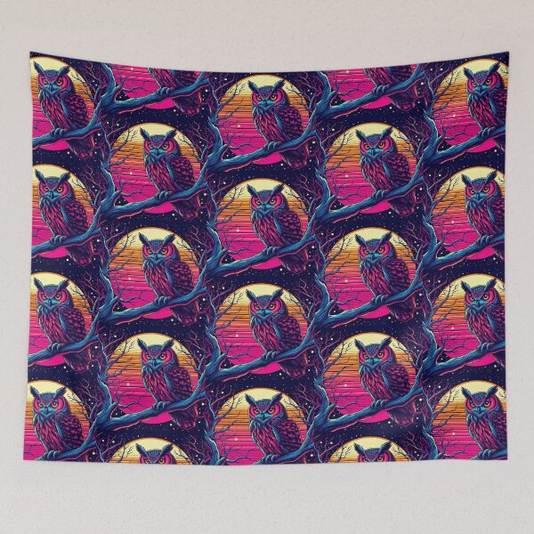 Item preview, Sunset and cute owl designed and sold by Dogandesighn.