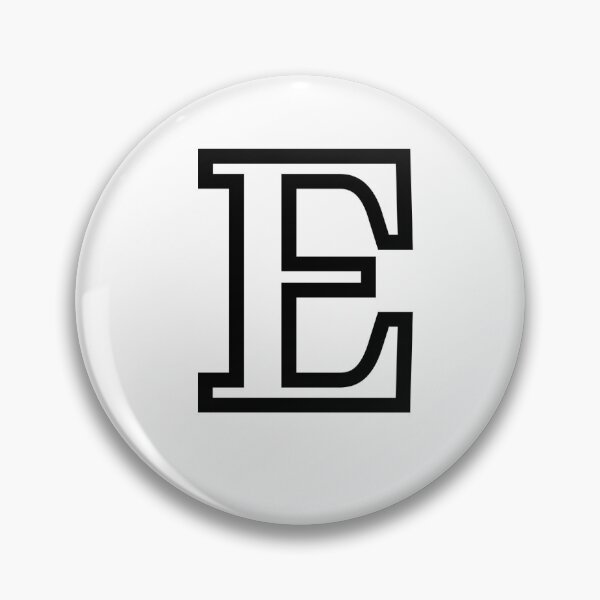 Item preview, White E Initial designed and sold by Ruby Power.