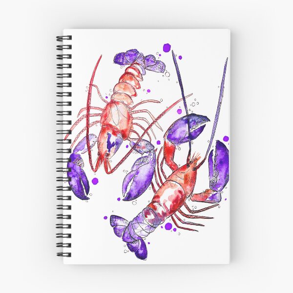 Aperçu de l'œuvre Homards dansants en violet créée et vendue par CaileyB.
