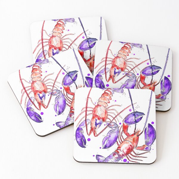 Item preview, Dancing Lobsters in Purple designed and sold by CaileyB.