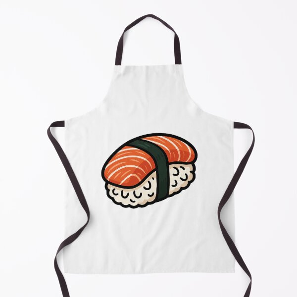 Item preview, Salmon Sushi Cute Food Art designed and sold by Vendeloc.