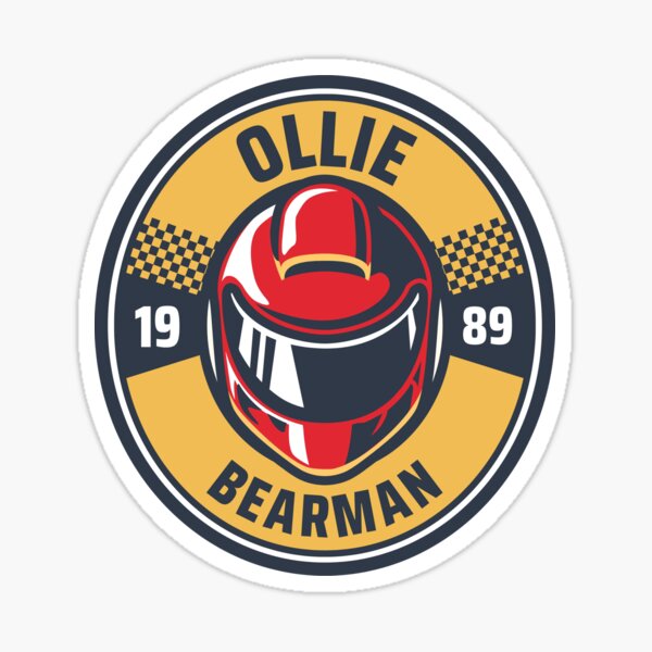 Artikel-Vorschau von Ollie Bearman 87 – Heiße Mädchen lieben Ollie Bearman | Rádio Ciao 1989 Sticker, designt und verkauft von PopGlue.