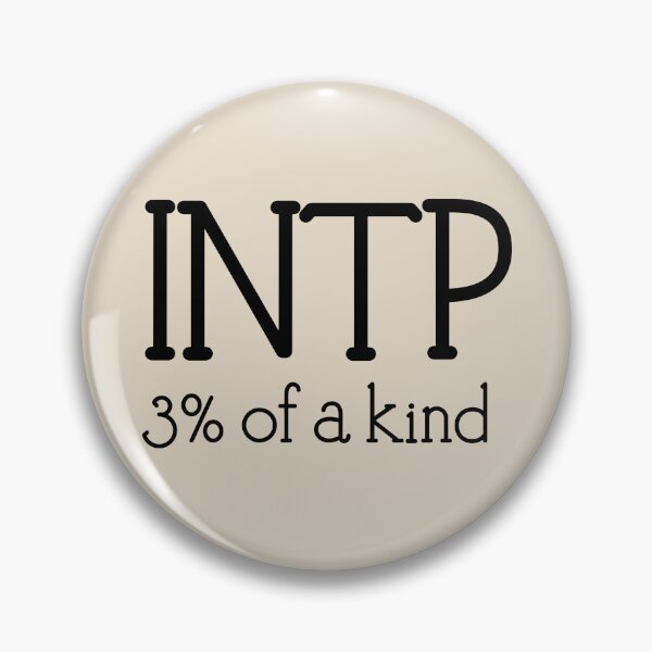 Item preview, INTP 3% of A Kind | MBTI Personality Type | Thinker Philosopher Quote Sticker  designed and sold by MysticMagpie.