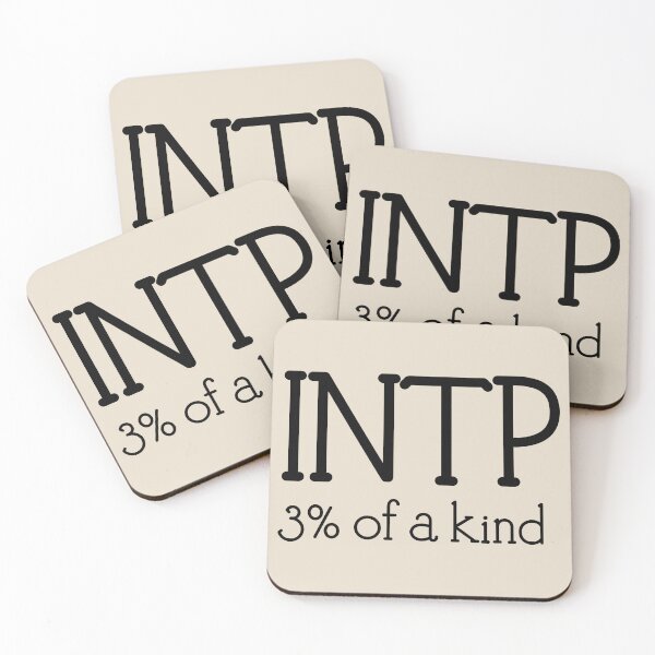 Item preview, INTP 3% of A Kind | MBTI Personality Type | Thinker Philosopher Quote Sticker  designed and sold by MysticMagpie.