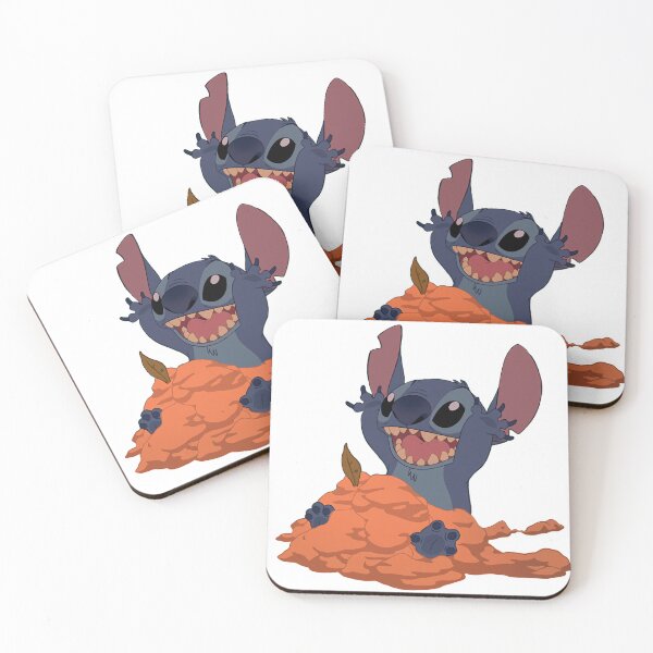 Item preview, Stitch Playing in the Sand – Cute Beach Day Sticker designed and sold by rnlvinylworkz.