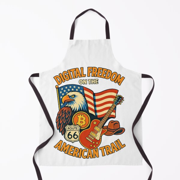 Item preview, Digital Freedom on the American Trail – Crypto Americana Design designed and sold by BitCrop.
