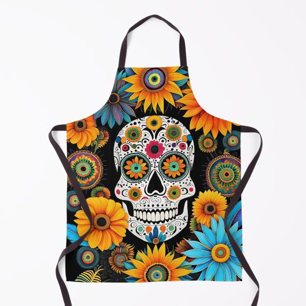 Item preview, Decorated Skull with Flowers designed and sold by BrooklynPopArts.