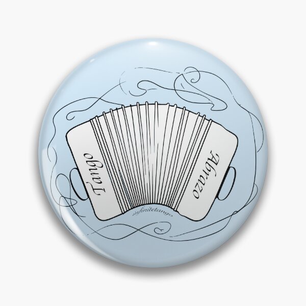 Item preview, Tango Abrazo Bandoneon Line Drawing designed and sold by infinitetango.