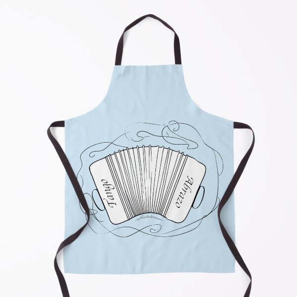 Item preview, Tango Abrazo Bandoneon Line Drawing designed and sold by infinitetango.