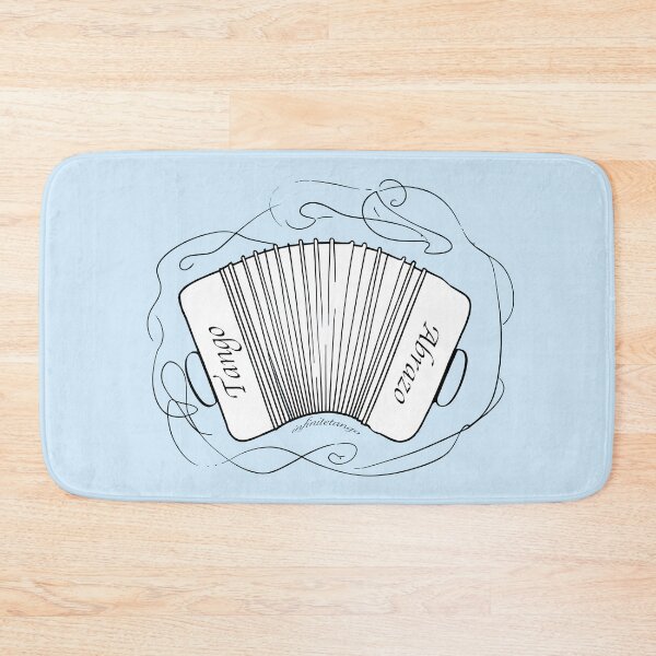 Item preview, Tango Abrazo Bandoneon Line Drawing designed and sold by infinitetango.