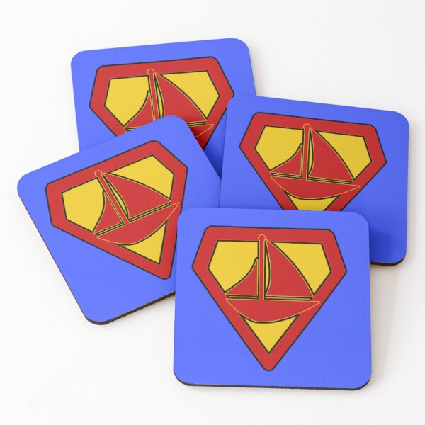 Item preview, Sailboat Hero – Everyday Super Logo Design designed and sold by Lucky Pig Teesigns .