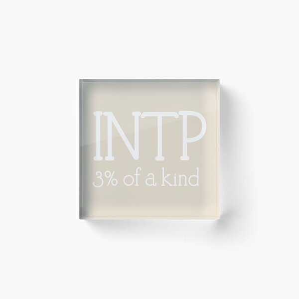 Item preview, INTP 3% of A Kind | MBTI Personality Type | Thinker Philosopher Quote Sticker - White designed and sold by MysticMagpie.