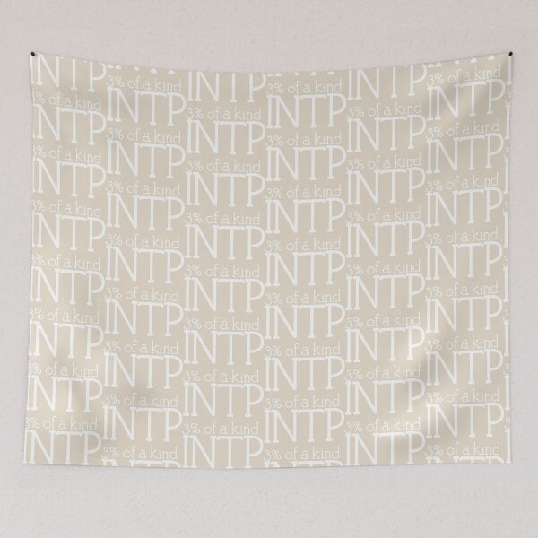 Item preview, INTP 3% of A Kind | MBTI Personality Type | Thinker Philosopher Quote Sticker - White designed and sold by MysticMagpie.