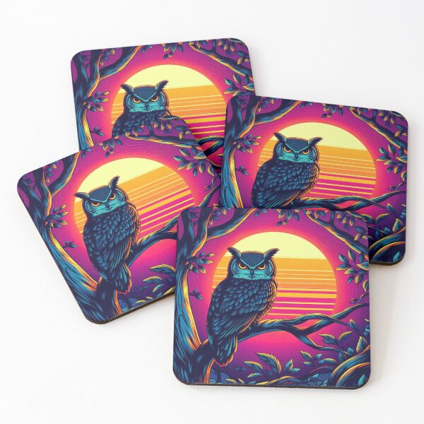 Item preview, Sunset and owl designed and sold by Dogandesighn.