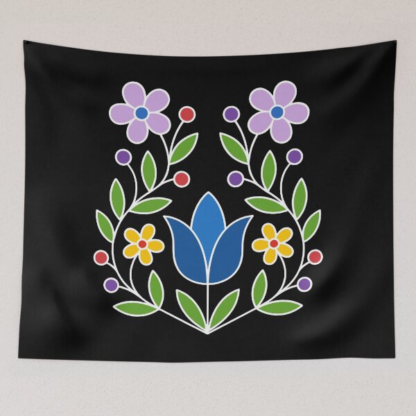 Item preview, Ojibwe Floral Indigenous Botanical  designed and sold by YalenArt.